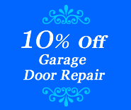 10% off garage door repair