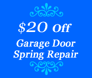 $20 off garage door spring repair